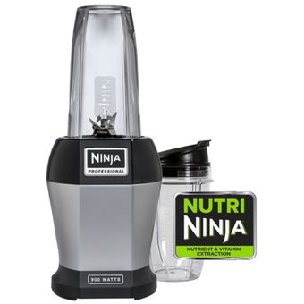Licuadora ninja nutri pro, plateada - negra
