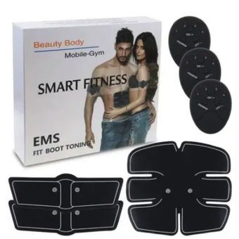 GENERICO Electroestimulador Muscular Abdominal Y Extremidades 3 en 1