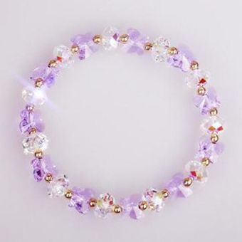 Color Ab Butterfly Crystal Pulsera De Cuentas Mujer Dulce A 