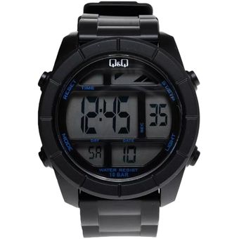 Reloj q&q negro online hombre