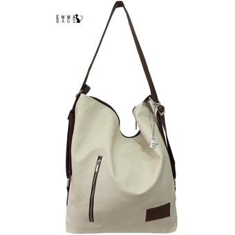 Bolsos Mujer Dama Cartera Emma Bags Big Modelo Mostaza