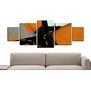 Cuadro 130x50Cms 5 Piezas Decorativo Abstracto4