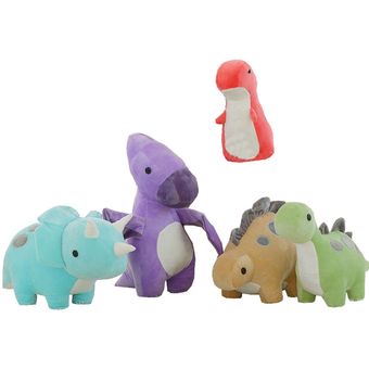 Stock listo 30 cm de dibujos animados muñeco de dinosaurio de peluch Stock listo 30 cm de dibujos animados muñeco de dinosaurio de peluch