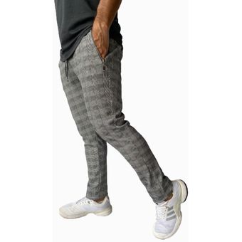 Jogger discount cuadros hombre