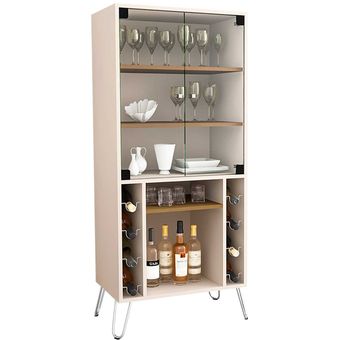 Cava de Vinos Mueble Bar Puertas De Vidrio - Blanco | Linio Colombia -  AK428HL0BYPJ7LCO