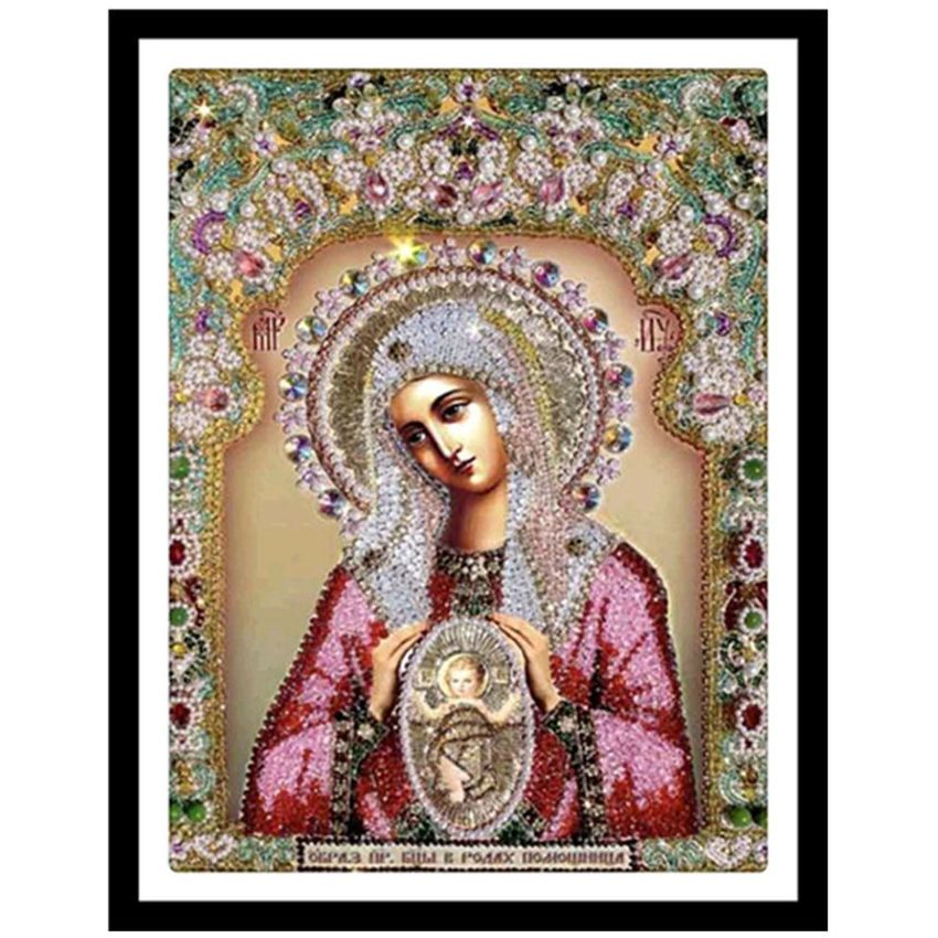 5D RELIGION 5D Pintura puntada DIY Mosaico Rhinestone Bordery X08280