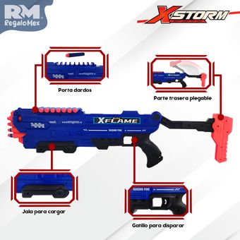 Escopeta Manual De Dardos Tipo Nerf Lanzador Arma De Juguete