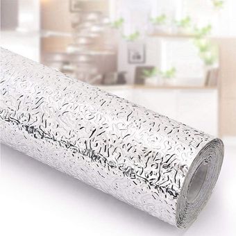 Papel Aluminio Adhesivo, Fácil de Limpiar, Resistente al Fuego