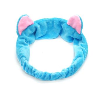 Cabello De Lana De Oreja De Conejo Con Tocado Con Pañuelo En 