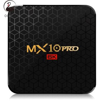 MX10 PRO LED TV Box RK3328 Quad Core 4K HDR Smart Box 2.4G  5G Wifi Caja superior 