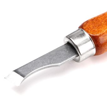 Machete de luna Herramienta de tallado madera Cincel mano 