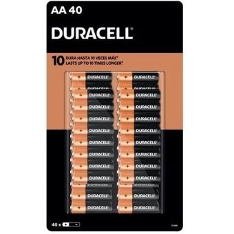 Pilas Aa Duracell Alcalinas Pack De 40 Baterias