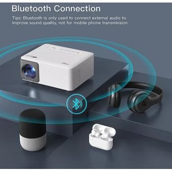 Mini Proyector Elegante Con El Bluetooth Wifi.