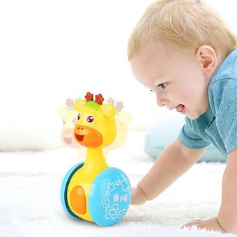Ciervo Little Star Sliding Tumbler Toy Sonajero para bebé Juguete dive 