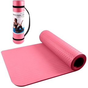 Tapete para Yoga Pilates Ejercicio Incluye Correa 9mm