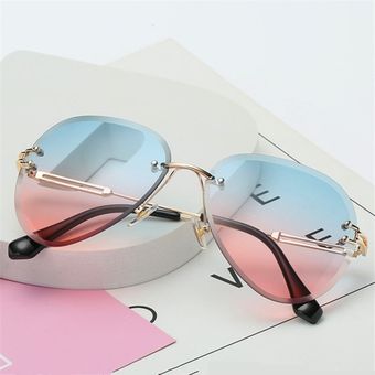 Xojox gafas de sol sin marco gafas de sol gafas de solmujer 