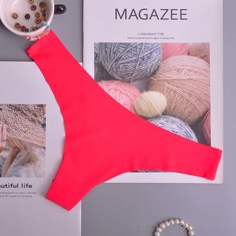 Bragas ultrafinas de viscosa sin costuras para mujer ropa interior 