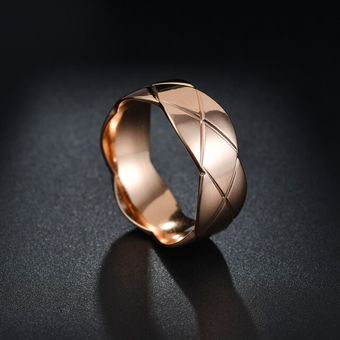 Nuevo Anillo De Hombre De Oro Negro 100% Titanio Joyas De De 
