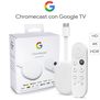 Chromecast 4 con Google TV 4K streaming - Blanco