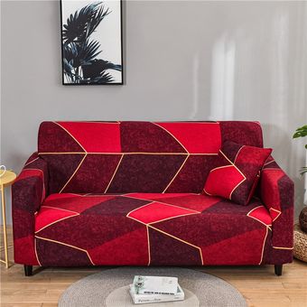 #Color 1 Fundas elásticas geométricas para sofá,cubierta de esquina seccional del sofá moderna para sala de estar,Protector para silla 