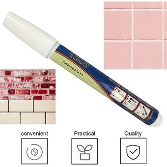 Ligera reparación del azulejo marcador universal durable de la lechada de la pluma para las costuras del azulejo blanco 