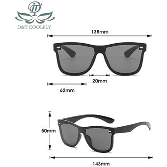Dt Gafas De Sol De Una Sola Pieza De Diseño De Gafas De 
