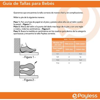 Payless zapatos online niños