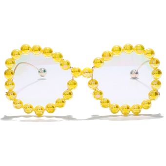 Gafas de sol de ojo de gato perla Elegantes gafas de solmujer 