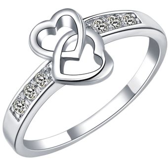 Hermosa Y Hermosa Fiesta De Anillo De Bodas De Oro Blanco De Hermosa Y Hermosa Fiesta De Anillo De Bodas De Oro Blanco De