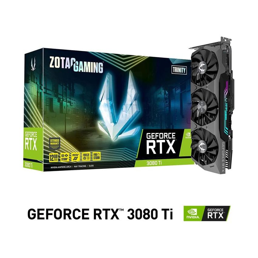 Tarjeta de Video ZOTAC GeForce RTX 3080 TI TRINITY 12GB GDDR6X ZT-A30810D-10P