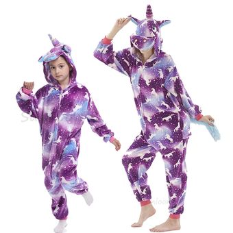 Unicornio Pijamas para Mujer Traje de Dormir Suave para Hombre Regalos para Damas Mono Adulto Animal Disfraz De Vestir 