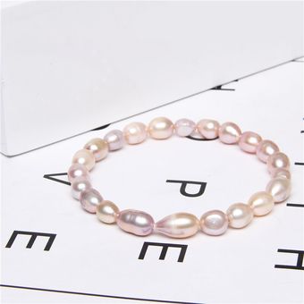 Pulseras De Perlas Pulseras De Perlas De Agua Dulce Natural 