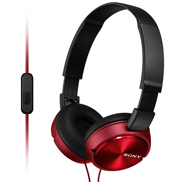 Audífonos plegables Manos Libres  MDR-ZX310 Rojo