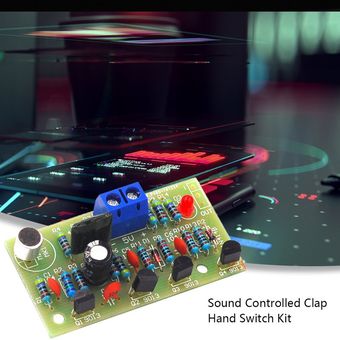 Controlado por voz Interruptor Aplaudir Kit Práctica de producción electrónica Diversión 