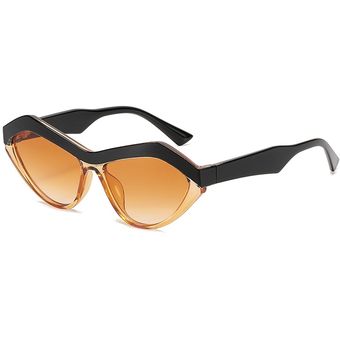 Ojos de gato negro gafas de sol diseñadoras de gafas demujer 