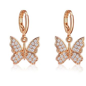 Cristal Mujer, Cristal Nuevo Diseño Elegante Mariposa 
