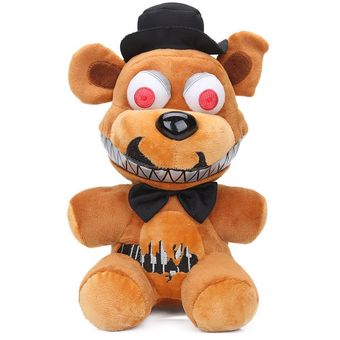 24 estilos cinco noches en Freddy muñeca de La felpa juguete de pesadilla rojo Foxy Freddy Fazbear colgante llavero Animal de peluche WOT 