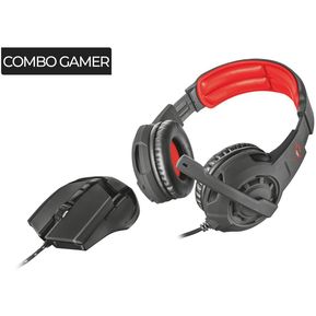 Combo Gamer Auricular y Mouse Trust Gxt784 2 En 1