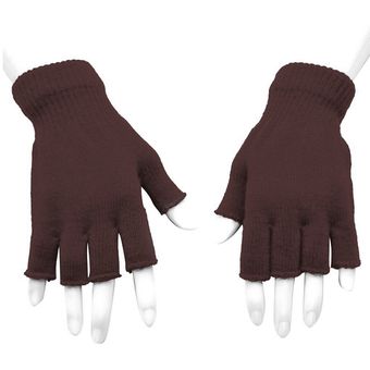 Guantes Sin Dedos Unisex Térmicos Hilo Colores Moto Bici