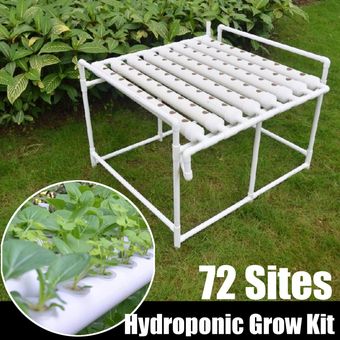 Nuevo Kit de cultivo de sitio hidropónico de 72 sitios Herramienta de 