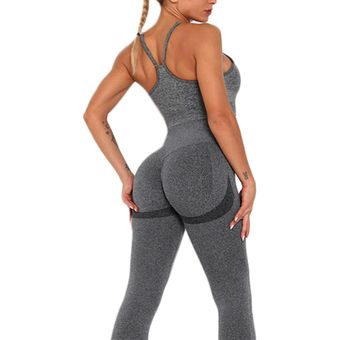 Conjunto de Yoga Vital sin costuras para mujer sujetador deportivo Top cor 