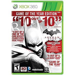 Batman Arkham City Game of the year - Xbox 360