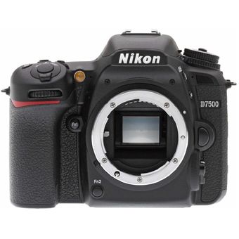 Nikon D7500 Cuerpo de la cámara digital DSLR - Negro