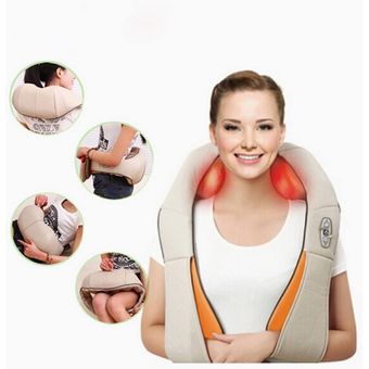 Masajeador Electrico Shiatsu Para Cervical Espalda Cuello