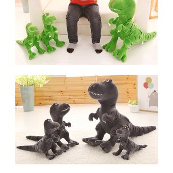 Tyrannosaurus Rex Plush Toy Childrens Day Or Birthday juguete Gris 