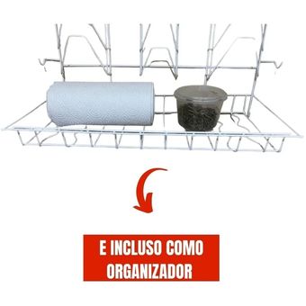 Organizador Cocina Platero Platos Pocillos Culinarios Metal