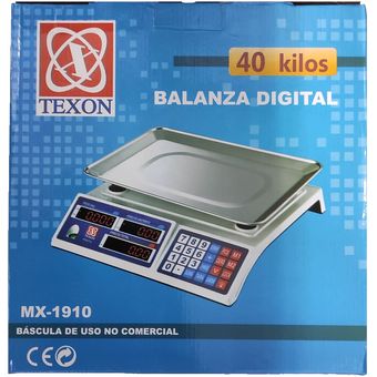 Bascula Electronica Peso Balanza Digital Gramera 40 kg GENERICO