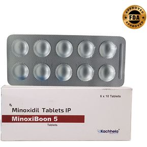Minoxidil Oral 5mg 60 Tabletas MinoxiBoon
