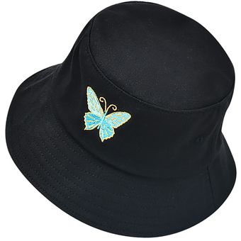 Sombrero De Capa De Protección Solar Plegable Bordado Mujer 