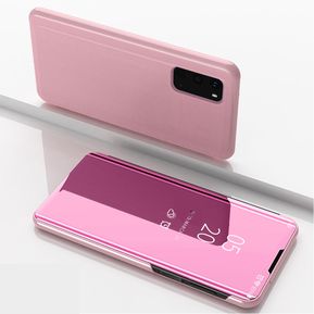 Funda De Chapado Espejo Para Samsung Galaxy S20-Rosa Oro